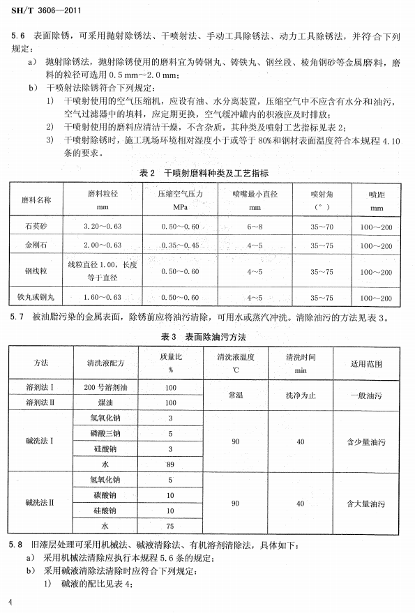 ʯ�ͻ���Ϳ�Ϸ����g����ʩ�����gҎ(gu��)�̘˜�SH/T 3606-2011-����̎��2